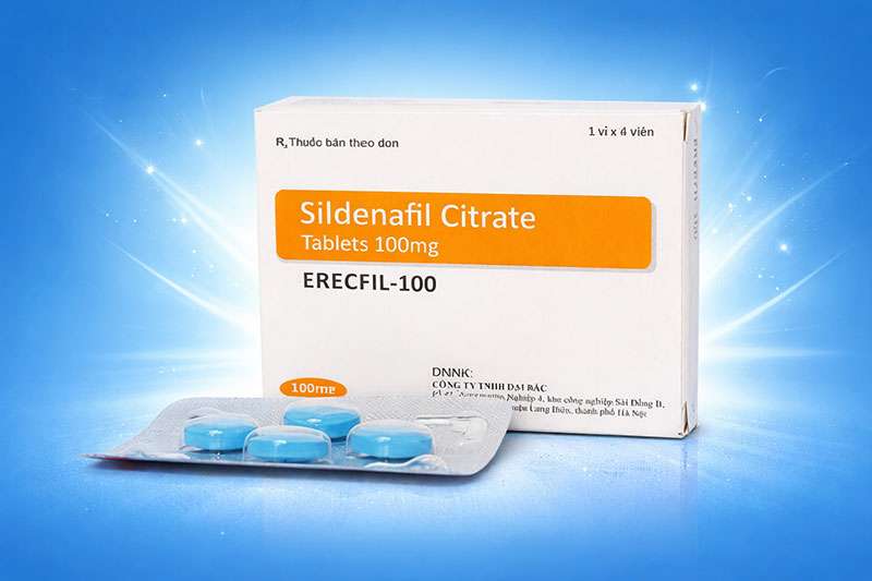 Shop bán Thuốc Erecfil 100mg chữa dứt điểm rối loạn cương dương hàng xách tay